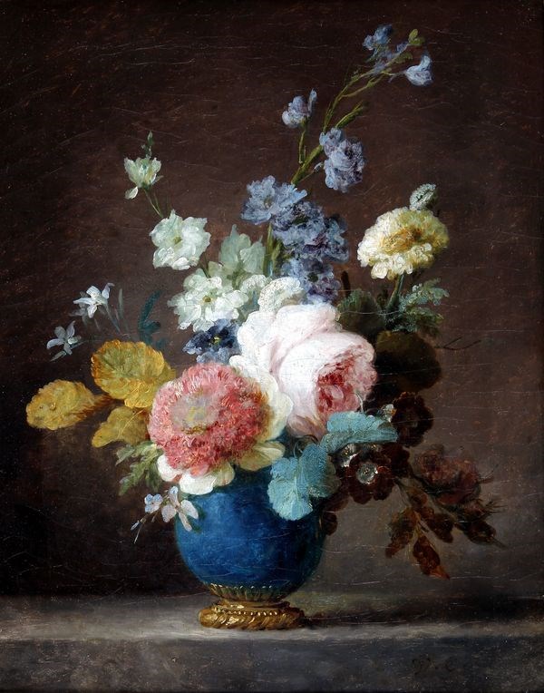 Painting 'rechercheVase de fleurs' by Anne Vallayer-Coster , 1827